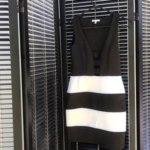 Black and white dress